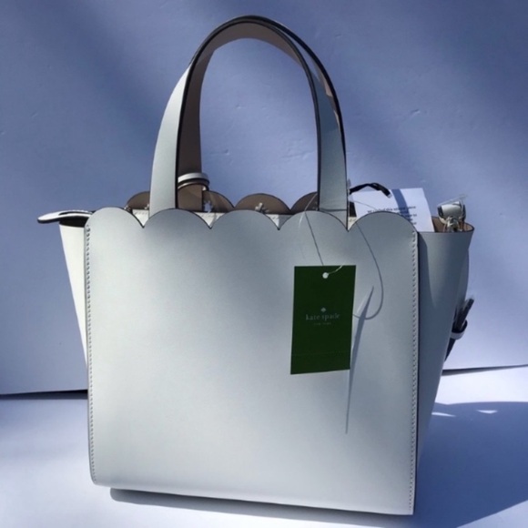 Kate Spade Mini Mina Magnolia Street Eyelet satchel Bag Purse - Picture 5 of 8